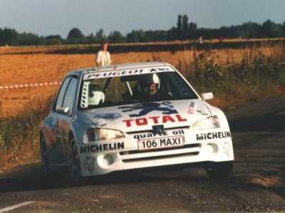 Peugeot 106 Maxi da rally.
