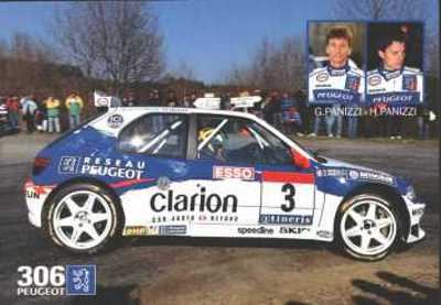 Peugeot 306 MAXI da rally.