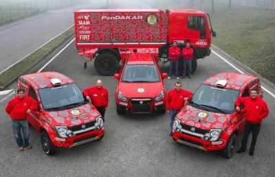 Presentazione della squadra e dei mezzi per il raid PandaDakar.