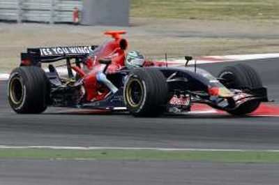 Monoposto di Formula 1 Scuderia Toro Rosso.