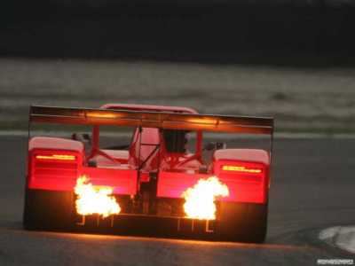 Ferrari 333 SP da endurance, dettaglio del posteriore.